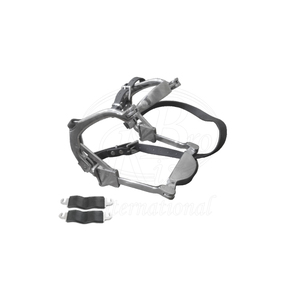 Spéculum buccal Millennium Box Joint en acier inoxydable avec sangles en cuir et plaques en caoutchouc, outil dentaire vétérinaire pour chevaux - Product Image 2