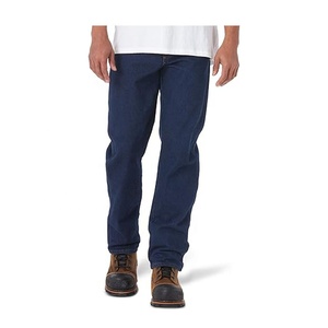 Pantalon en jean décontracté pour hommes, vente en gros, fabricants, dernier design, logo personnalisé imprimé, haute qualité, prix abordable, bleu - Product Image 1