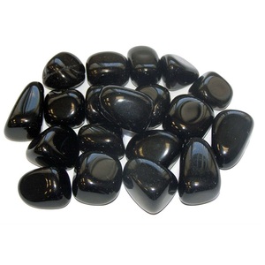 Piedras de Obsidiana Negra Pulimentadas al por Mayor, Gemas de Ágata Natural, Decoración para el Hogar con Propiedades Curativas y Feng Shui, en Venta - Product Image 2