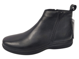 Stivali <span class=keywords><strong>Chelsea</strong></span> da Uomo Dlords Grant con Zip, Tomaia in Pelle Nappa, Fodera in Rete, Suola in TPR, Comodi, Morbidi, Punta Chiusa, Antiscivolo, Elastici - Product Image 4
