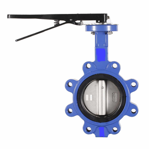 Manual Lever Butterfly Valve Wafer Type Casting Body Center Stem 4 Inch Port Size OEM for Water Pipeline <b>Control</b> - Product Image 4