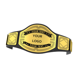 Ceinture de championnat personnalisable avec votre logo et texte, trophée sportif de haute qualité, récompense personnalisée - Product Image 5