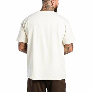 เสื้อยืดโอเวอร์ไซส์ ผ้าฝ้าย 100% หนัก 280 กรัม พิมพ์ลายกราฟิกได้ตามสั่ง ทรงหลวมสำหรับผู้ชาย เสื้อยืดแบบหนาพิเศษสำหรับผู้ชาย ทรงหลวม - Product Image 2