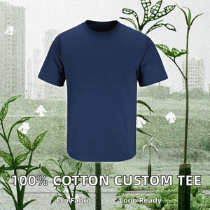 T-shirt en jersey 100% coton, manches courtes, uni, respirant, 180 g/m², design personnalisé, logo OEM, t-shirt vierge - Product Image 3