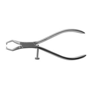 Pinza Manual de Acero Inoxidable para Coronas Dentales, con Empuñadura Acolchada Deluxe, Instrumento Quirúrgico Dental de Grip Surgical - Product Image 1