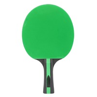 Professioneller Tischtennisschläger Holzblatt Ping-Pong-Paddel mit grüner Gummioberfläche Rutschfester Griff Langlebig für das Training