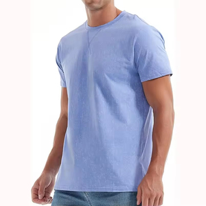 T-shirts 100 % coton pour hommes, coupe ample, col rond, manches courtes, anti-boulochage – Meilleures ventes du fabricant professionnel, prix de gros - Product Image 1