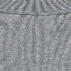 เสื้อโปโลผู้ชายสีเทา แขนสั้น ผ้าฝ้าย สีพื้น สไตล์ลำลอง ระบายอากาศได้ดี ทอแบบอ็อกซ์ฟอร์ด ทรงปกติ - Product Image 4