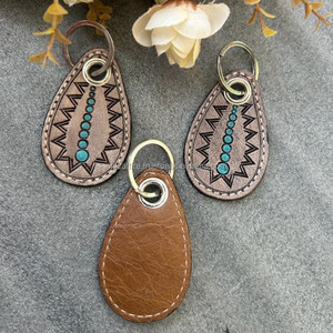 Llavero personalizado de cuero mecanizado a mano 2025, novedad personalizada, llaveros de coche de cuero de vaca genuino de alta calidad, llavero - Product Image 4