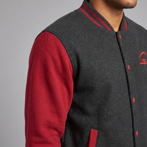 Blouson Bomber en Satin Personnalisé avec Logo pour Hommes, Style Universitaire, Hiver, Streetwear, Qualité Premium, Vêtement Décontracté pour Fans de Sport - Product Image 3