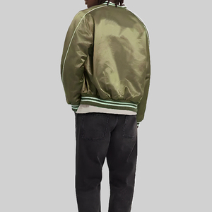 Veste bomber en satin de haute qualité pour homme, style streetwear, vêtements d'hiver, dernier design tendance, veste en satin - Product Image 4
