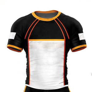 Maillots de rugby personnalisables - 100% polyester, impression numérique, respirant, séchage rapide, nom de l'équipe personnalisé, logo, positions, unisexe, adulte - Product Image 5