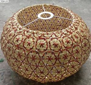 Lámpara de Bambú Premium – Pantalla de Lámpara Tejida a Mano para Hogar, Cafetería y Resort, Ecológica // Mr.Tom - Product Image 1