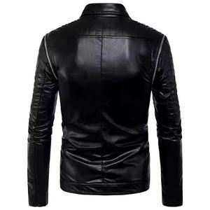 2026 Oem Service <b>Leather</b> <b>Jackets</b> <b>Men</b> Black Color <b>Men</b> <b>Leather</b> <b>Jacket</b> Full Sleeve Product <b>Leather</b> <b>Jacket</b> For <b>Men</b> - Product Image 5