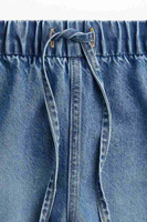 Produsen Celana Baggy Denim 100% Katun 14 Oz untuk Pria, OEM Streetwear, Jeans Kaki Lebar Ukuran Besar