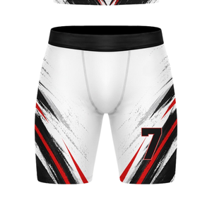 Conjunto de Camiseta y Pantalones Cortos Ajustados de Fútbol 7v7 para Niños Chevron, Cuello Redondo, Sin Mangas, Uniforme Juvenil Personalizado con Nombre y Número del Jugador - Product Image 5