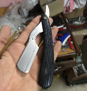 มีดโกนตัดผมแบบมืออาชีพคุณภาพสูง ดีไซน์ย้อนยุค พับได้ ทำจากสแตนเลส - Product Image 6