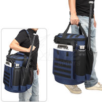 Sac de sport léger en nylon pour équipement de baseball avec compartiment à chaussures, supports latéraux pour bâtons, sangles de transport confortables, capacité 30-40L
