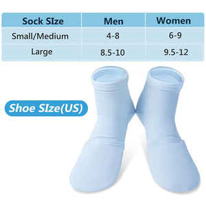 Sıcak ve soğuk terapi için yeniden kullanılabilir jel soğuk terapi çorap, yaralanmalar için ayak bileği ayak buz paketi Wrap, aşil için anında ağrı kesici - Product Image 5