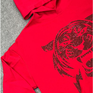 Sudadera Casual Personalizada de 450 g/m² con Logotipo de Pedrería Estampado en Serigrafía, Ropa de Invierno, Otoño 2026 - Product Image 3