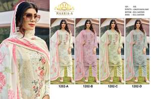 ชุดสัลวาร์คามีซแบบสำเร็จรูปผ้าจอร์เจตต์ลายปักประดับเลื่อมสไตล์ปากีสถาน พร้อมผ้าคลุมไหล่ - Product Image 6