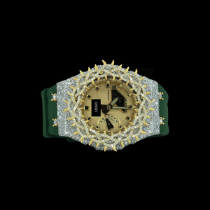 Reloj Throns Quartz VVS Moissanite Diamond Iced-out de Lujo con Acabado Premium para Regalo de Boda o Compromiso Unisex - Product Image 4