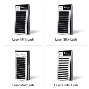 [Private Label] BEST Premium Korea PBT Laser Silk Plus Lash 0.10 Wholesale (B,C,J,D Curl) (8-15mm Mix) Individual Soft Eyelash - Product Image 5