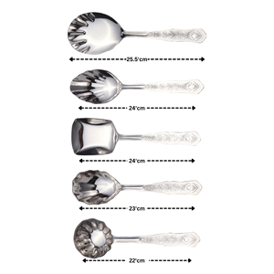 Juego de Cucharas de Servir de Acero Inoxidable de Último Diseño, Espátula de Cocina, Cucharón, Resistente, Proveedor de Exportación, OEM - Product Image 5