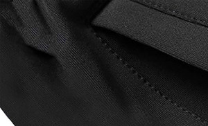 "MEN'S 2-PIECE <b>TRACKSUIT</b> COLOR BLOCK BLUE & BLACK FULL ZIP JACKET AND MATCHING TRACK PANTS WITH <b>WHITE</b> DOUBLE STRIPES" - Product Image 3