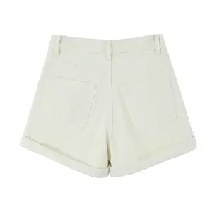 Shorts de Mezclilla para Mujer, Shorts de Verano de Cintura Alta, Nuevos Shorts de Mezclilla para Mujer en Todos los Colores, Logotipo y Diseño Personalizados - Product Image 2