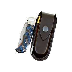 บริการ OEM มีดพับน้ำหนักเบาด้ามไม้สแตนเลสสไตล์ล่าสุด DIY ขายดี - Product Image 1