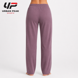 Trendy <b>Women</b> <b>Sweatpants</b> With Relaxed Wide Leg Silhouette Soft Cotton Blend Fabric And Modern Styling For Everyday Casual Wear - Product Image 3