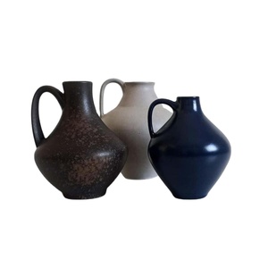 Jarrones de flores bohemios Artesanías Florero minimalista Centro de mesa Macetas Decoración de Mesa para el hogar Accesorios Florero antiguo Juego de 3 - Product Image 1