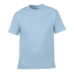 Custom OEM 100% Cotton Jersey O-Neck Short Sleeve T-<b>Shirt</b> Silk Screen Printed Front Logo Regular Fit for Men-Casual Style - Product Image 5