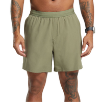Short de gymnastique à séchage rapide de haute qualité pour hommes Short de sport d'été en coton 2-en-1 motif de style de compression extensible de grande taille