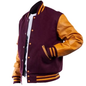 Oem Custom Colorful Winter Stand Collar <b>Long</b> Sleeve Patch Chenille Embroidery Streetwear Letterman Varsity <b>Jacket</b> for <b>Men</b> - Product Image 4
