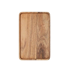 Plateau de service en bois de qualité commerciale fait à la main avec impression personnalisée Design moderne Portable pour la maison et les hôtels-Livraison rapide - Product Image 1