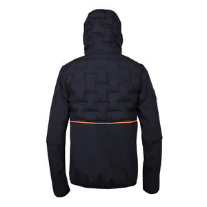 เสื้อแจ็คเก็ตทำงานกันหนาวสำหรับผู้ชายแบบปรับแต่งได้ พร้อมฮู้ดและกางเกง ทำจากผ้าฝ้ายระบายอากาศได้ดี - Product Image 3