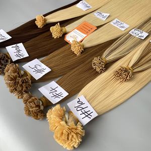 Extensiones de cabello con punta I de fábrica vietnamita al por mayor estilos rectos personalizables colores naturales sintéticos envío gratis a todo el mundo - Product Image 2