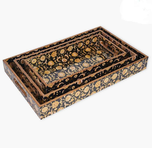 ชุดถาดไม้ทำมือ CraftsHub พรีเมียม 3 ชิ้น ถาดเรซิ่นอีพ็อกซี่ตกแต่งอย่างสวยงาม สำหรับใช้ในครัว โต๊ะอาหาร หรือเป็นของขวัญ - Product Image 6