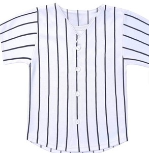 Maillot de baseball personnalisé à manches courtes avec logo sur le devant, unisexe pour enfants, t-shirts de sport tricotés imprimés - Product Image 5