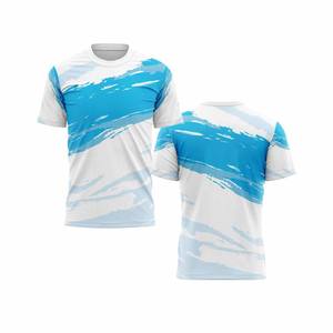 Maillot de football personnalisé blanc et rose à motifs brossés, sublimation, pour équipe de football - Product Image 3