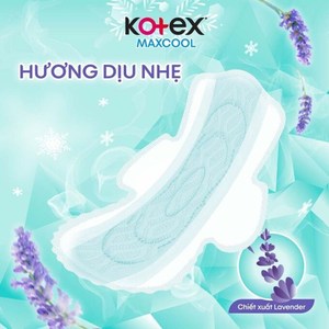 Kotex Max <b>Cool</b> Sanitary <b>Pads</b> Ultra Thin Wings 23cm , 20 pcs/Bag, | Premium Feminine Hygiene Products - Product Image 5