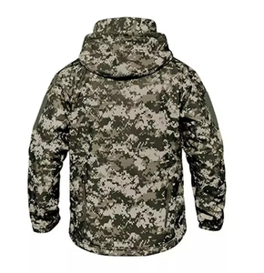 Waterproof Windproof Breathable Unisex Solid Soft <b>Shell</b> Winter Camouflage Hunting Jacket Full Sleeve Outdoor Wear - Product Image 2