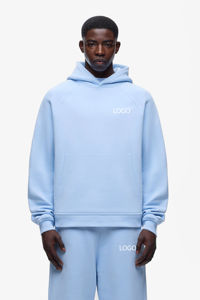 Ensembles de survêtements imprimés Streetwear épais avec logo personnalisé, sweat à capuche et pantalon de jogging, écologiques, respirants, personnalisables, marque privée - Product Image 3