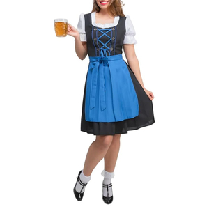 ชุดเดรส Dirndl ดีไซน์ใหม่ล่าสุดปี 2026 ชุดเยอรมันสำหรับเทศกาลอ็อกโทเบอร์เฟสต์ สไตล์บาวาเรียน สวยเก๋สำหรับผู้หญิง คุณภาพพรีเมียม - Product Image 1