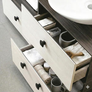 Bouton carré contemporain en alliage de zinc noir mat moderne pour cuisine, salon, salle de bain, commode, meubles de salle à manger, durable - Product Image 6