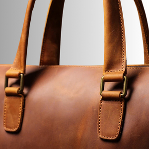 Sac messager unisexe en cuir véritable, couleur unie, sangle réglable, style classique, mallette d'affaires durable, toutes saisons - Product Image 5