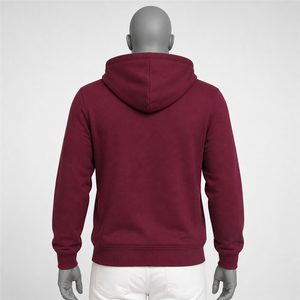 Winter Exercise Fitness Wear 100% Cotton <b>Fleeced</b> <b>Thick</b> <b>Men</b> Hoodie Regular Fit Solid Color Plus Size Breathable Quick Dry - Product Image 4
