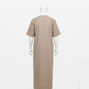 Túnica Islámica Informal de Algodón para Hombre, Talla Grande, Elegante, Cómoda, Tradicional, Transpirable, Ligera y de Lujo - Product Image 3